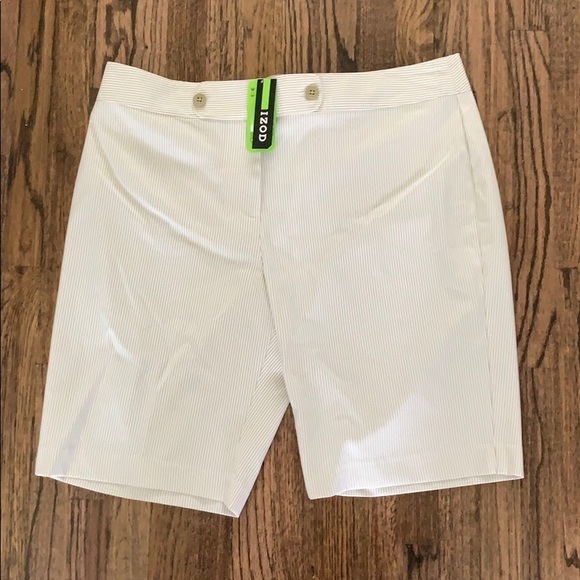 Izod Pants - ⭐️IZOD Womens Striped Golf Shorts